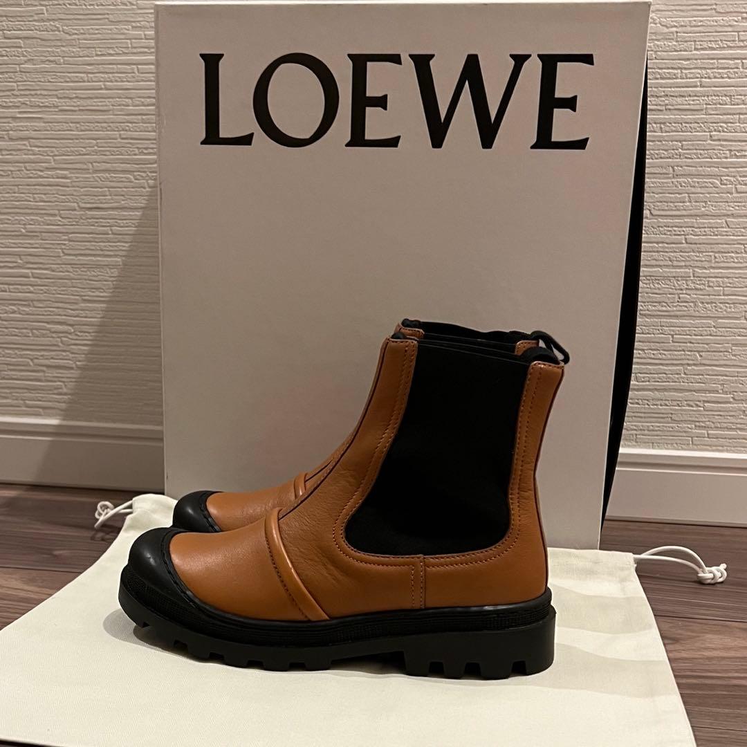 ロエベLOEWE チェルシーブーツ サイドゴアブーツ【値引き交渉不可】