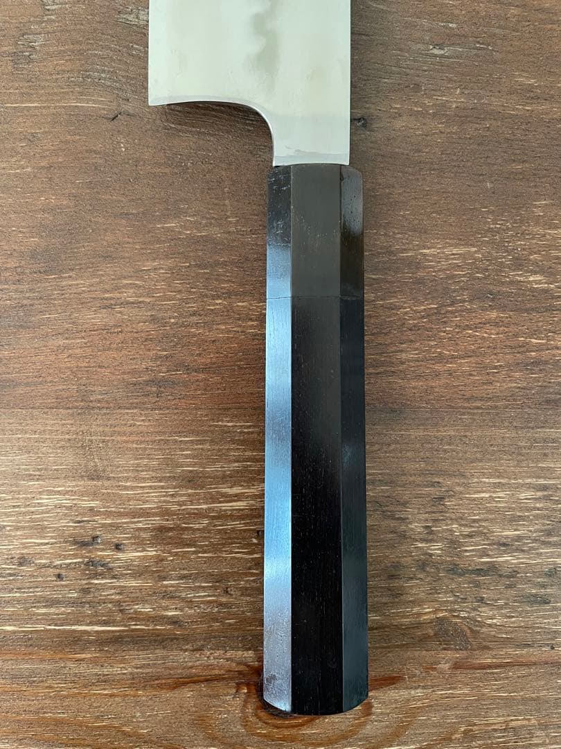 玄海正国 不動国行 東型薄刃包丁 八寸 水本焼 安来鋼 白紙2号