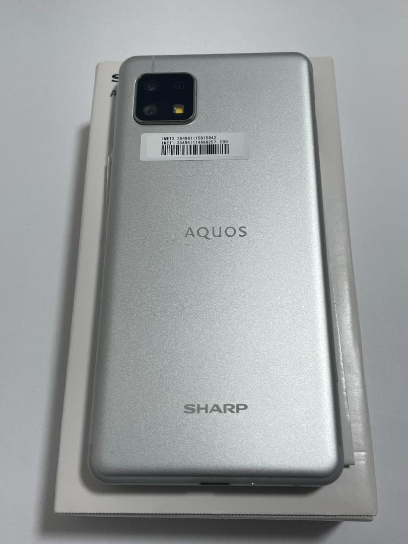 SHARP AQUOS sense4 lite SH-RM15 シルバー ガラス