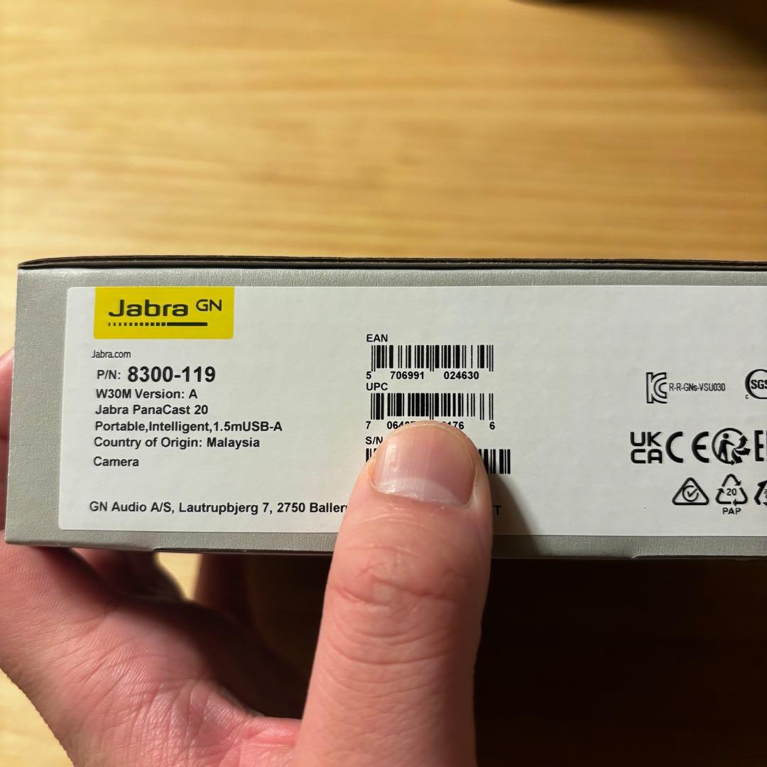 【新品未使用】Jabra ジャブラ PanaCast20 パナキャスト20