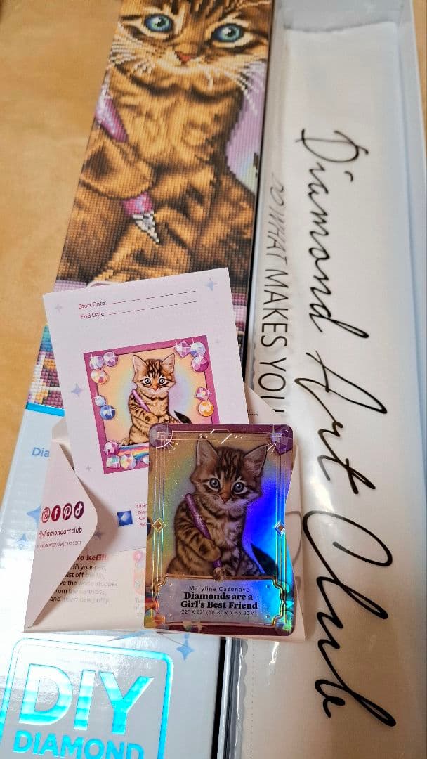 ダイヤモンドアートクラブ DAC キット 猫