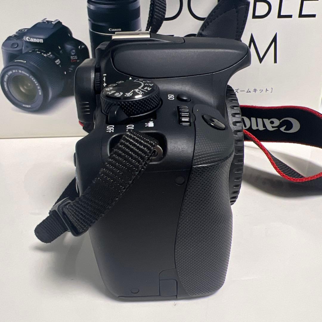 EOS Kiss x7 DOUBLE ZOOM KIT 予備バッテリー付き！