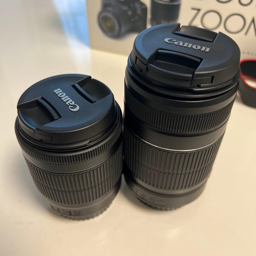 EOS Kiss x7 DOUBLE ZOOM KIT 予備バッテリー付き！