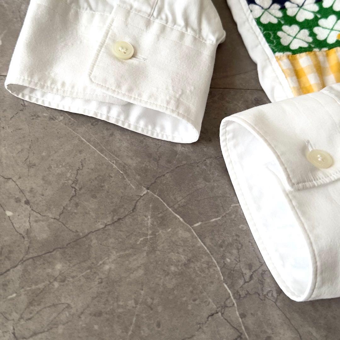 COMME des GARCONS SHIRT 花柄 パッチワーク 切替シャツ