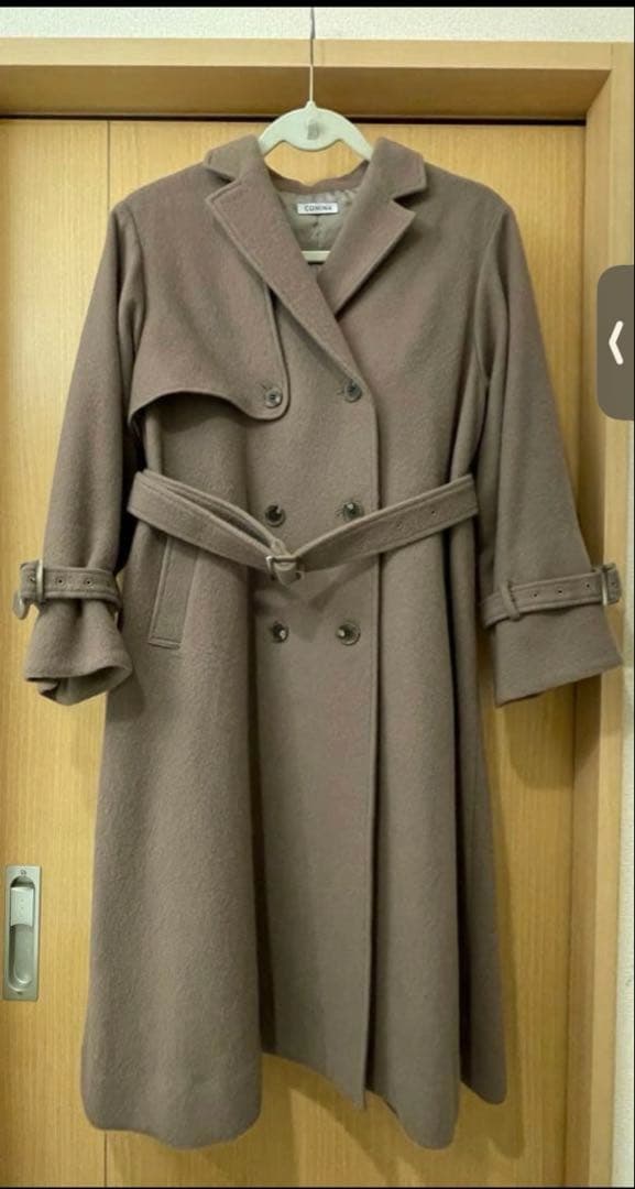 コヒナ cohina トレンチデザインウールコート