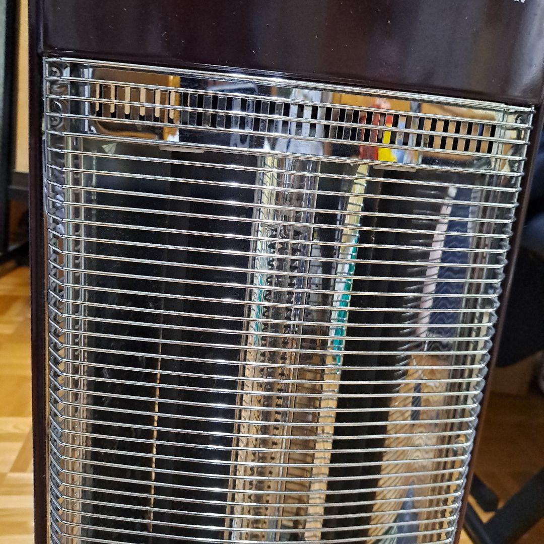 YAMAZEN 山善 電気ヒーター 茶色 ダークブラウン