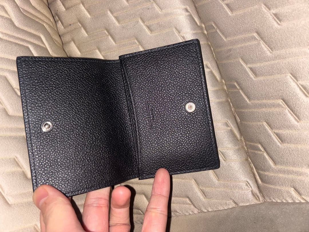 SAINT LAURENT ブラック 名刺入れ　美品
