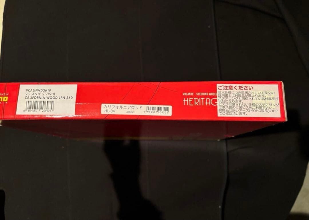 訳あり新品！MOMO カリフォルニアウッド36φ日本正規品！ヘリテージライン