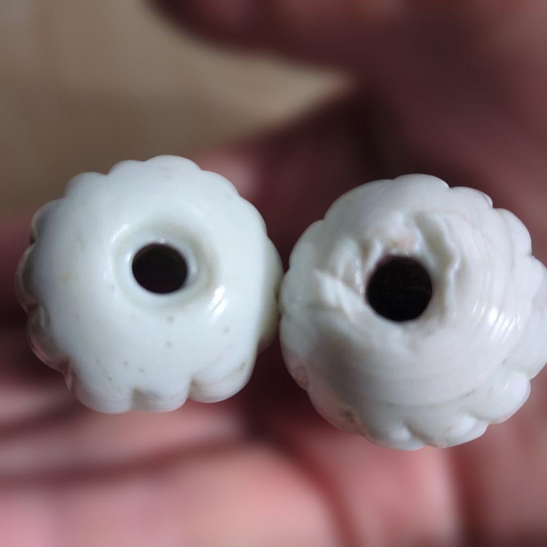 アイヌ　首飾り　みかん玉