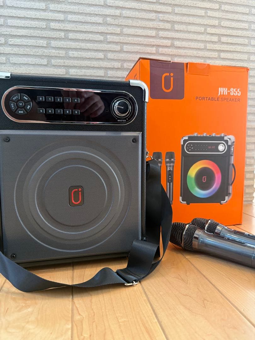 JWH-855 ポータブルスピーカー マイク付き