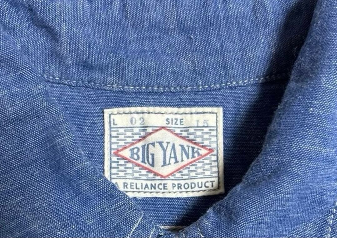 BIG YANK シャンブレー シャツ 1935 復刻 ガチャポケ 日本製