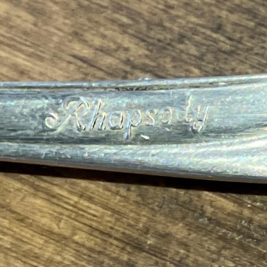 【純銀 スターリングシルバー】スプーン4本