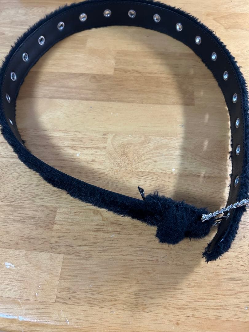 【完売品】afb ファーベルト Liltecca 着用 ブラック 黒