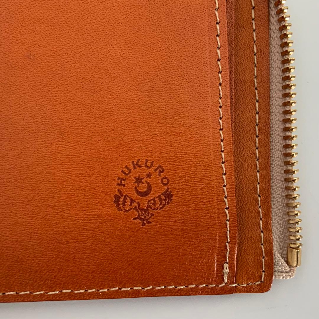 最終値下♪HUKURO フクロ 二つ折り財布 大きく開く小さな財布