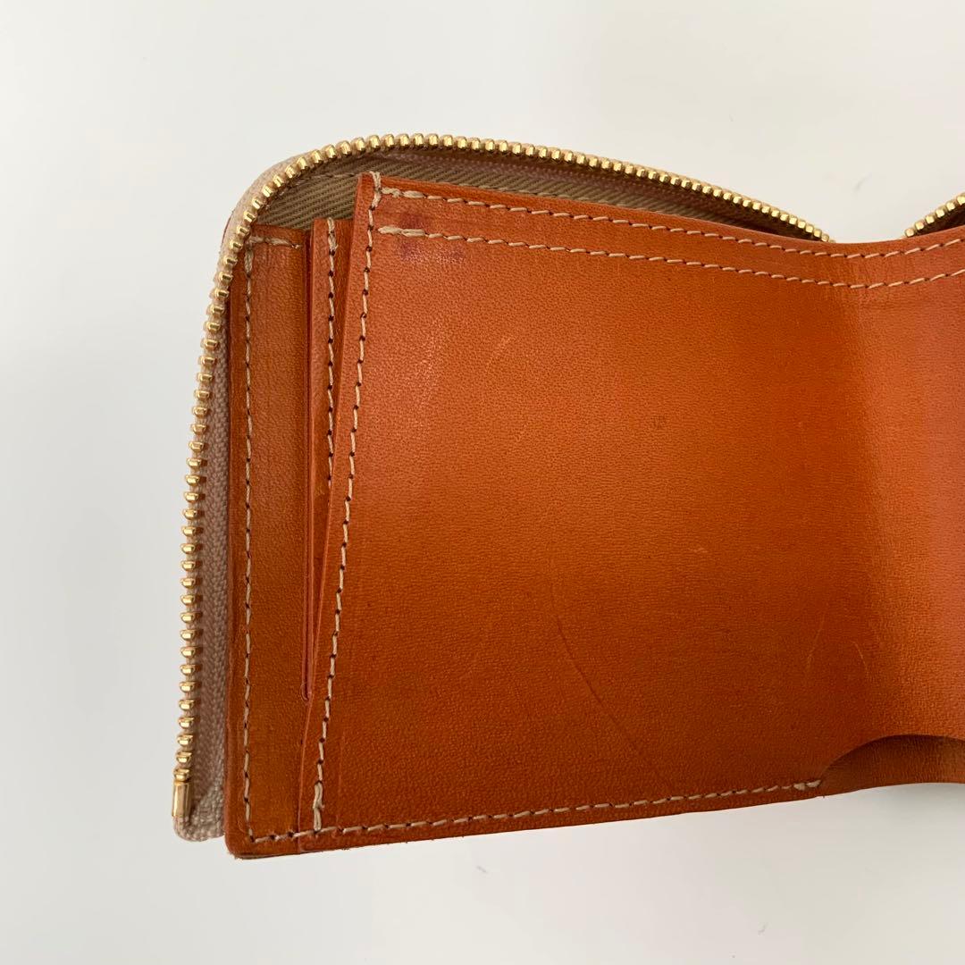 最終値下♪HUKURO フクロ 二つ折り財布 大きく開く小さな財布