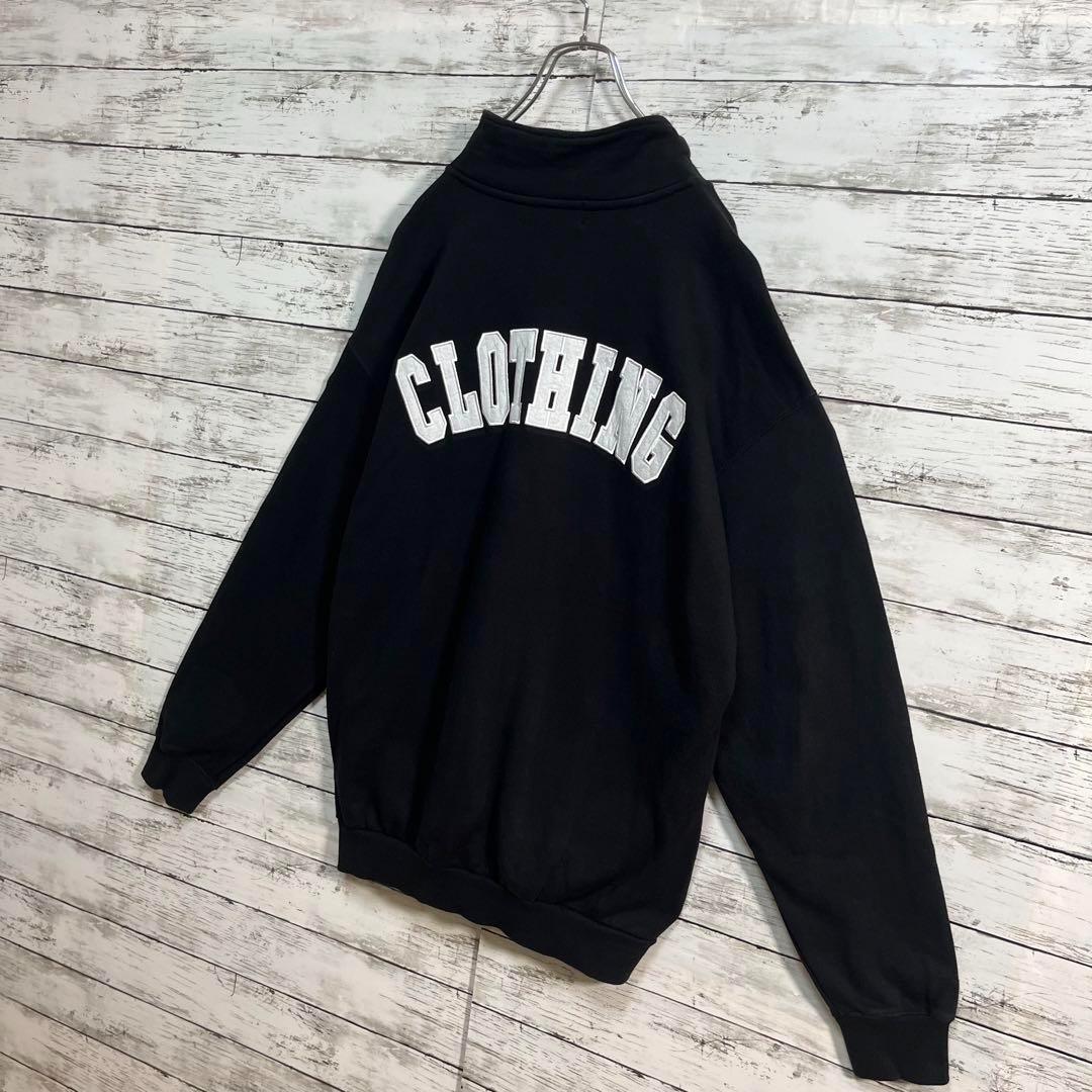 【美品】XLARGE ハーフジップ アーチロゴ L