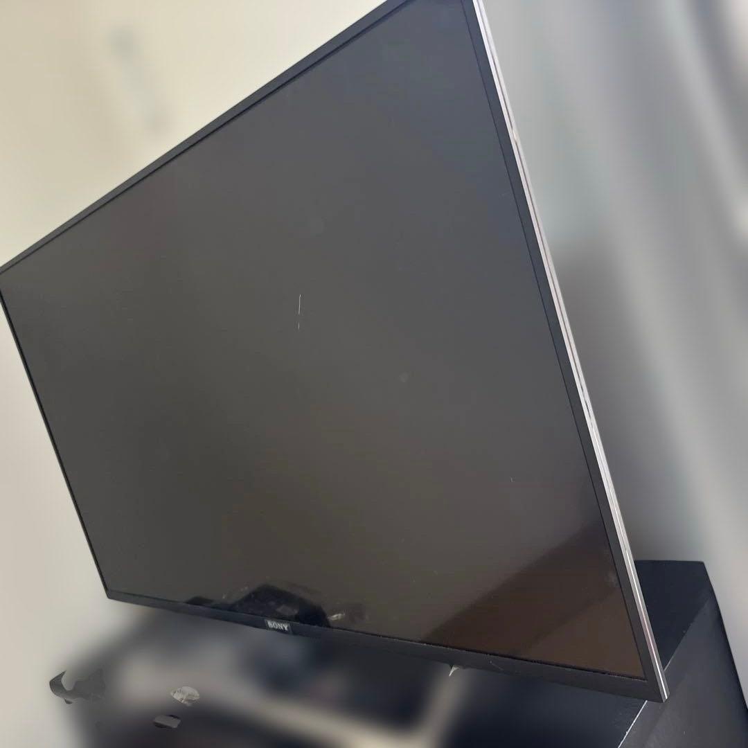 ジャンク品液晶テレビソニー液晶テレビKJ43X 8000E アダプター、リモコン