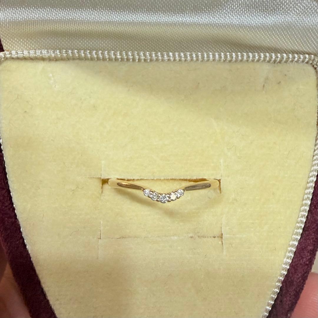 アガット K10 リング　8号