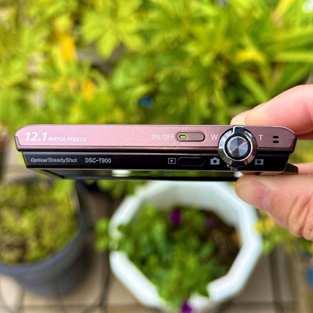 ☆動作OK SONY デジカメ DSC-T900 メモリースティック&電池付き