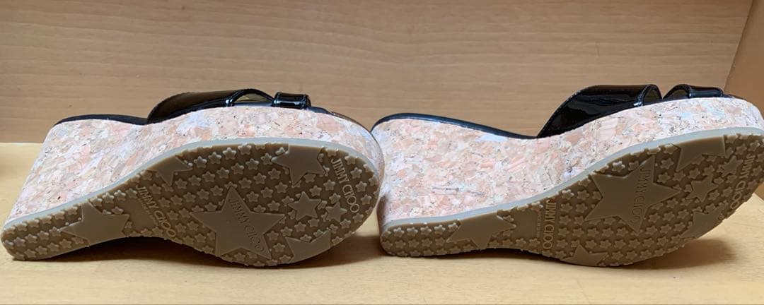 美品Jimmy Chooジミーチュウ　サンダルブラック　35