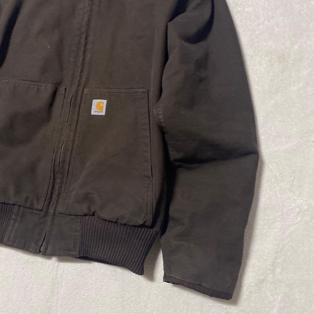 ✨希少✨Carhartt ダークブラウン フード付きジャンパー
