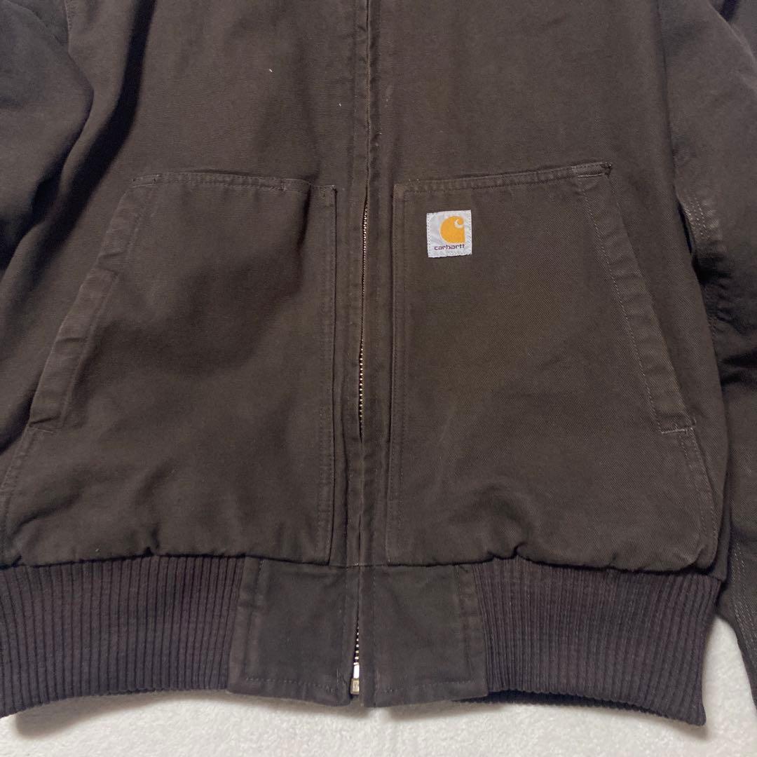 ✨希少✨Carhartt ダークブラウン フード付きジャンパー