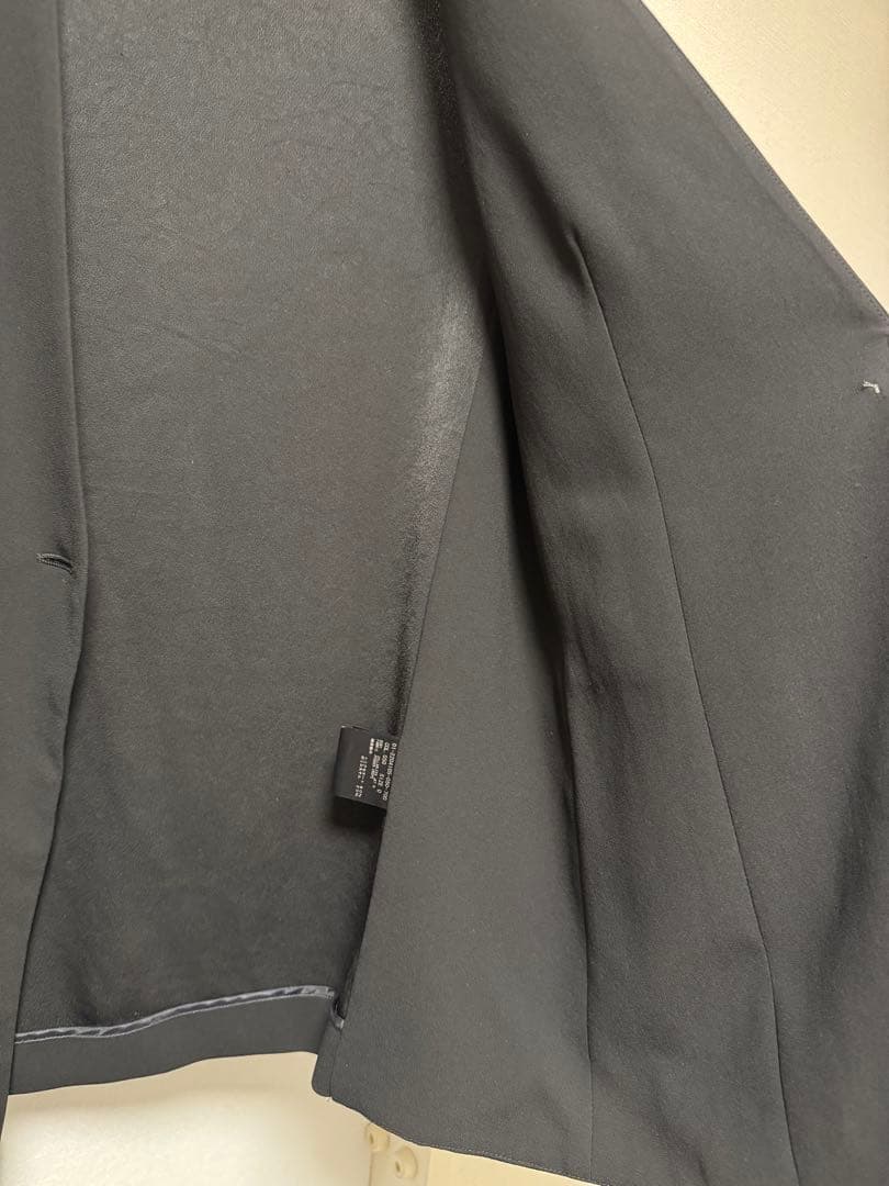 Theory 22SS Powder Crepe ジャケット・ワイドパンツ 黒