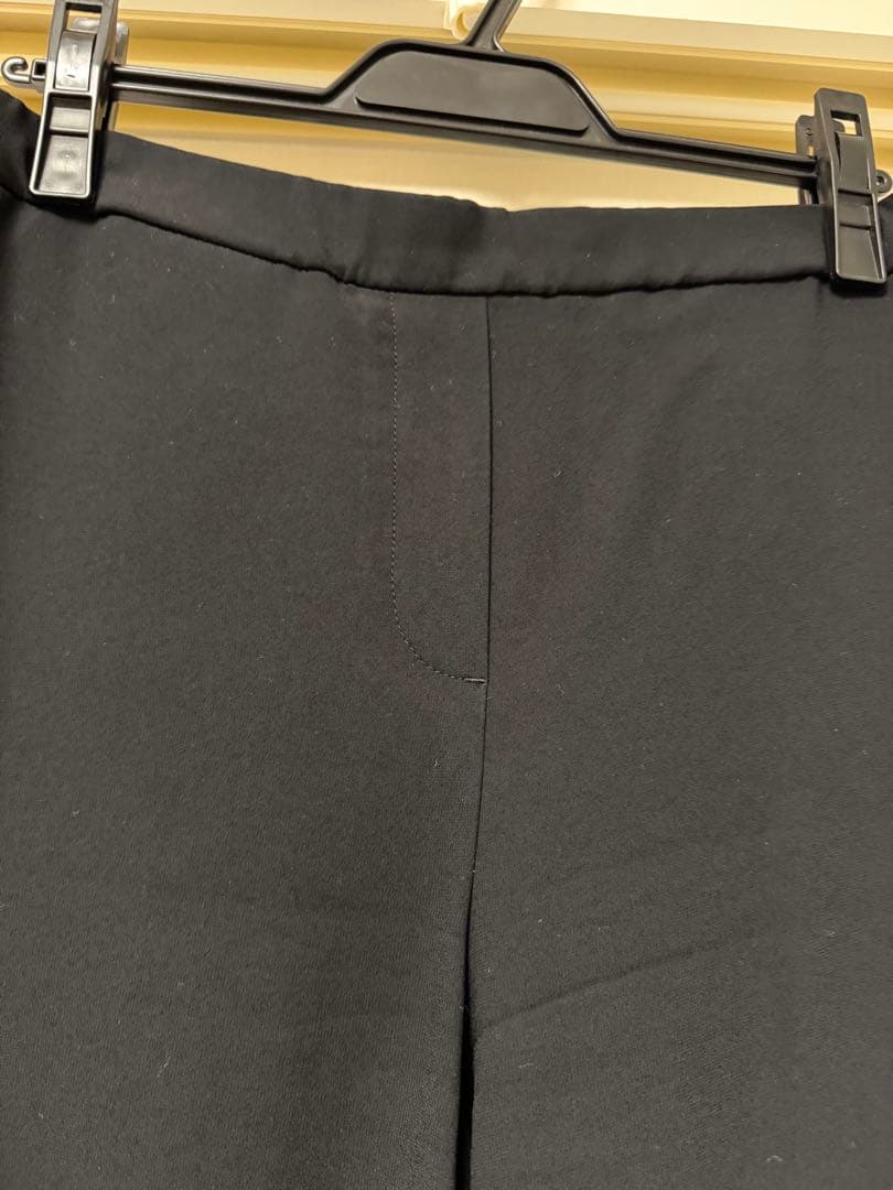 Theory 22SS Powder Crepe ジャケット・ワイドパンツ 黒