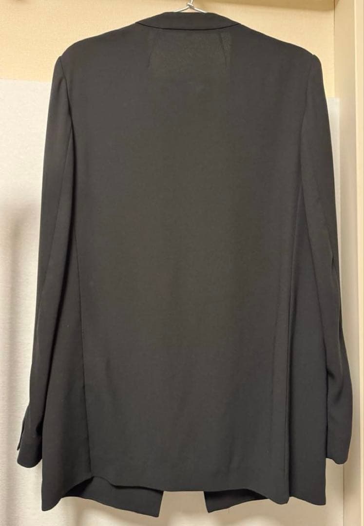 Theory 22SS Powder Crepe ジャケット・ワイドパンツ 黒