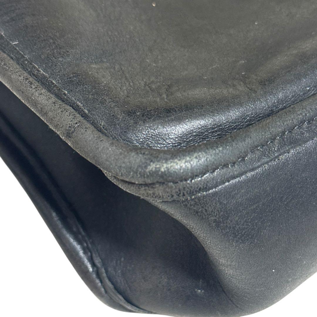 OLD COACH オールドコーチ レザー ブリーフバッグ 2wayバッグ 黒