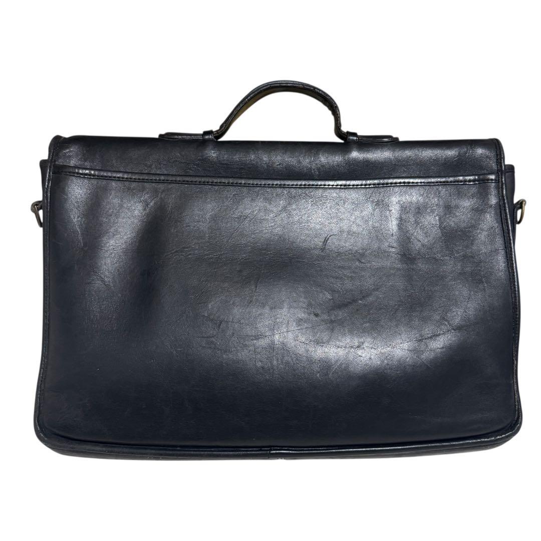OLD COACH オールドコーチ レザー ブリーフバッグ 2wayバッグ 黒