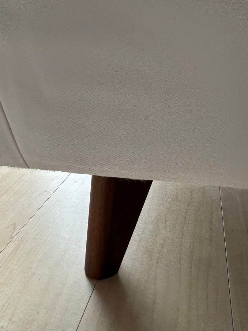 JSK　高級家具POLISソファSOL2P ベージュ/オレンジ替カバー付き