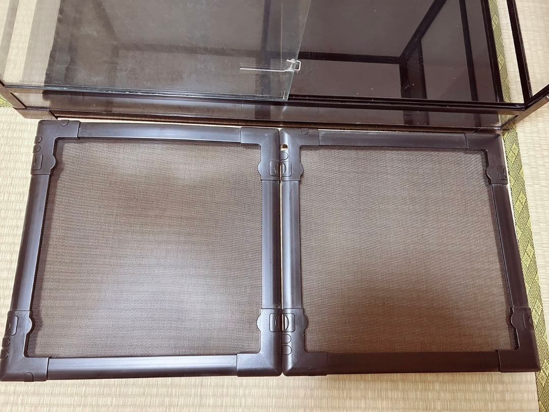 爬虫類用ケージ 三晃商会 パンテオン ブラック BK9045