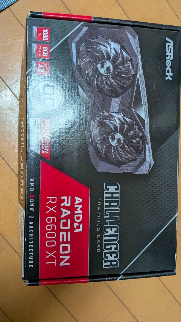 グラフィックボード・グラボ・ビデオカード ASRock RX6600XT 8GB OC