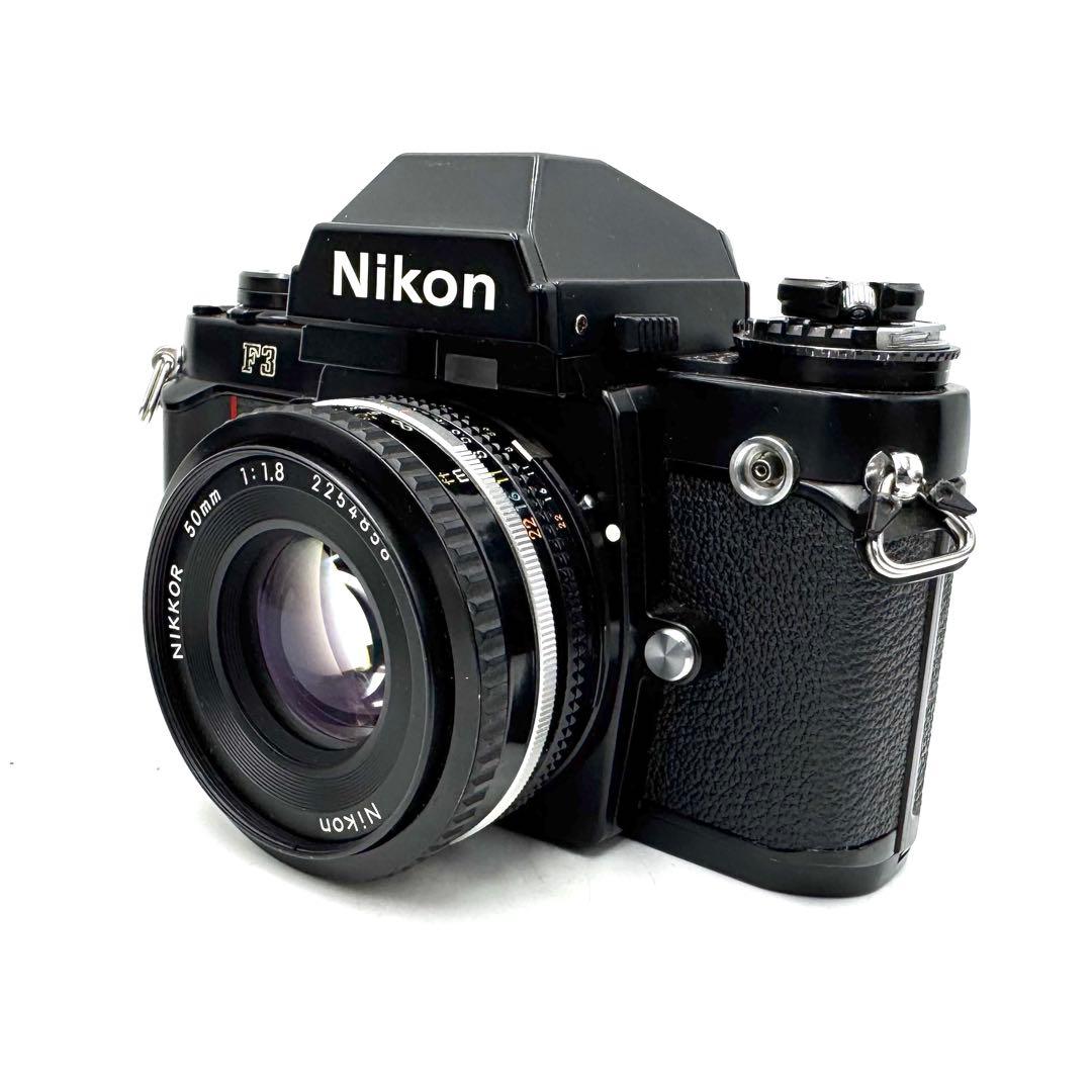 美品 Nikon F3 単焦点レンズ付き 50mm フィルムカメラ