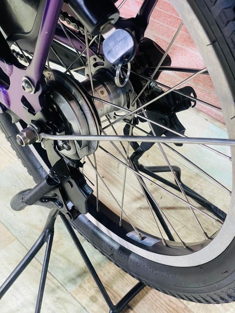 K2778 電動自転車ブリヂストン アンジェリーノ 子供乗せ 20インチ送料無料