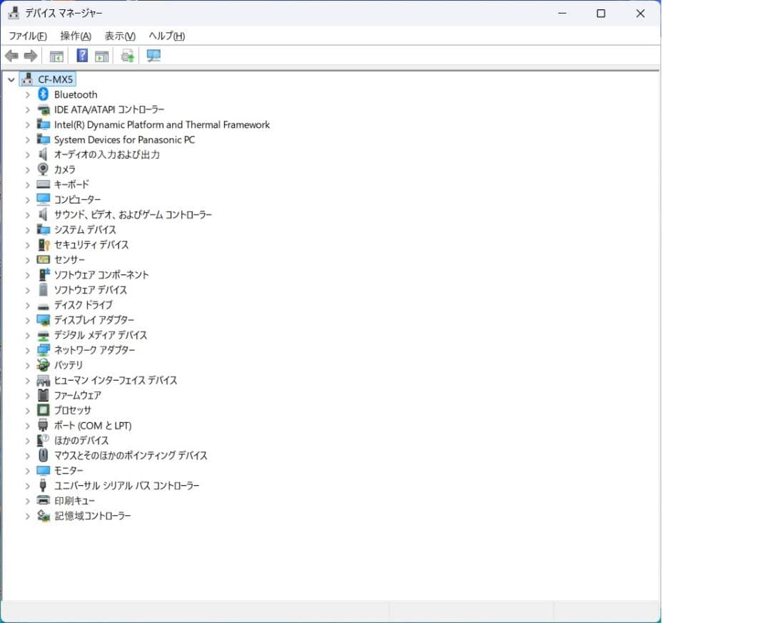Windowsノート本体 let's note CF-MX5