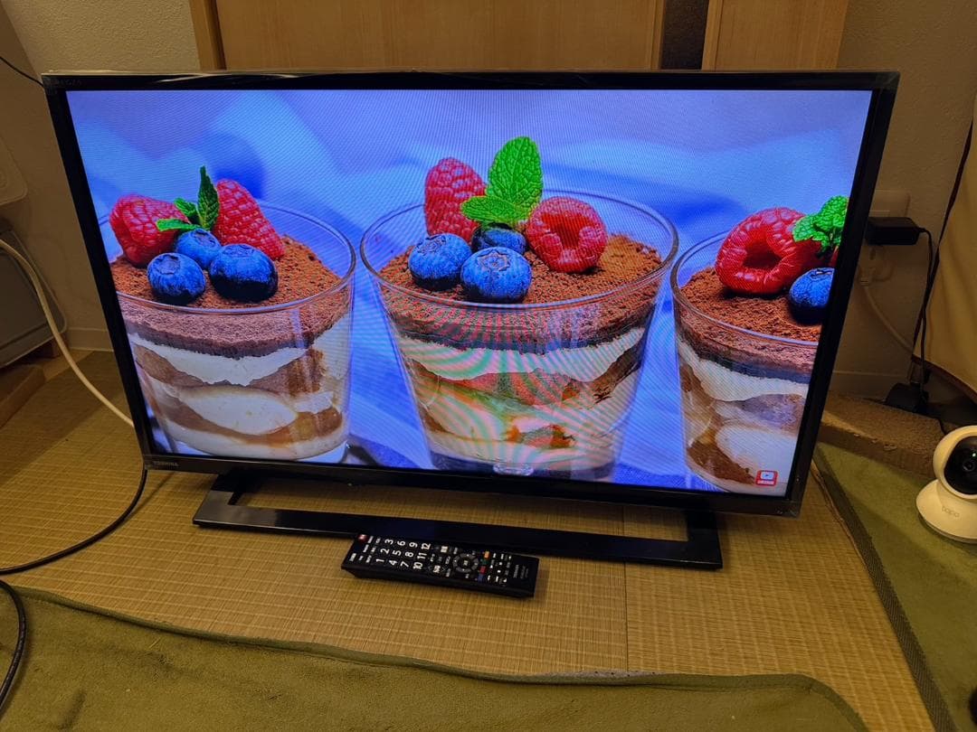 東芝 TOSHIBA　レグザ　テレビ 32型　32S22　2019年製　極美品！