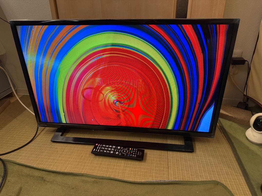 東芝 TOSHIBA　レグザ　テレビ 32型　32S22　2019年製　極美品！