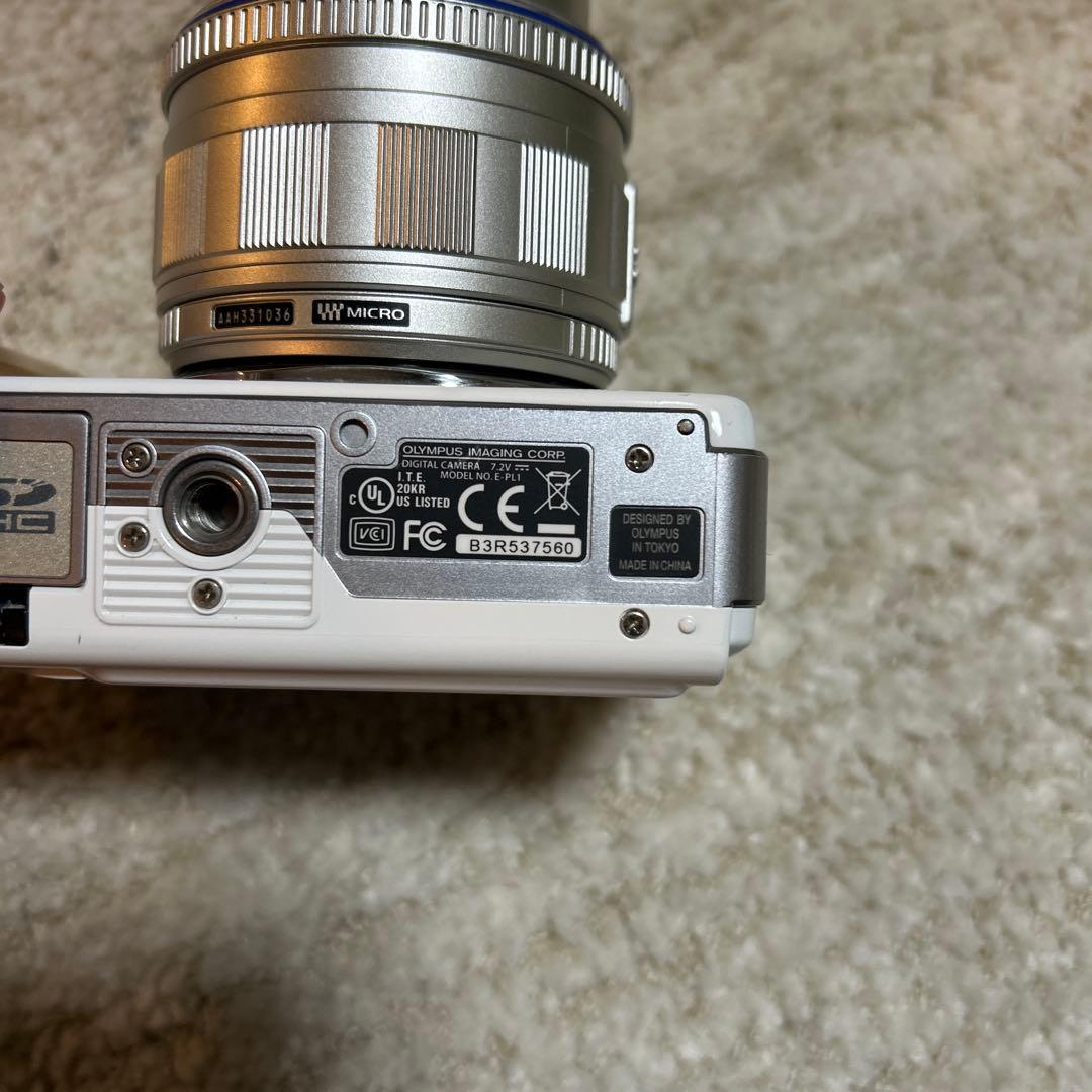 OLYMPUS E-PL1 ミラーレスカメラ レンズ2本セット【ジャンク】