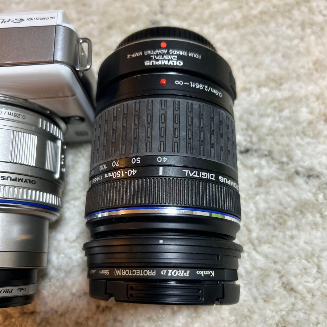 OLYMPUS E-PL1 ミラーレスカメラ レンズ2本セット【ジャンク】
