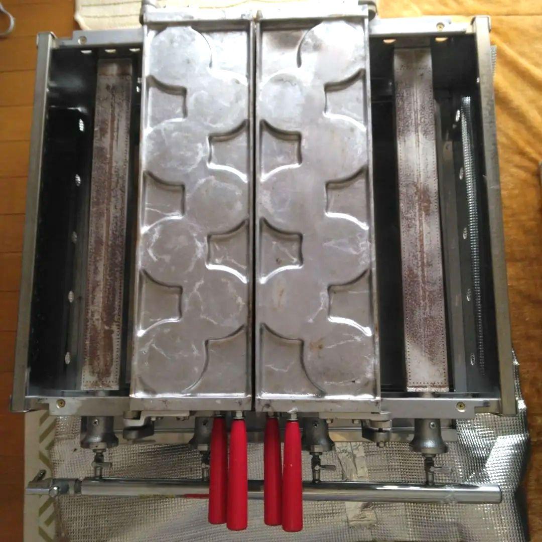 密元式焼饅頭機 2連 業務用機