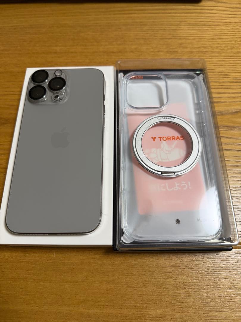 【新品同様】★iPhone 16promax ナチュラルチタニウム 256GB