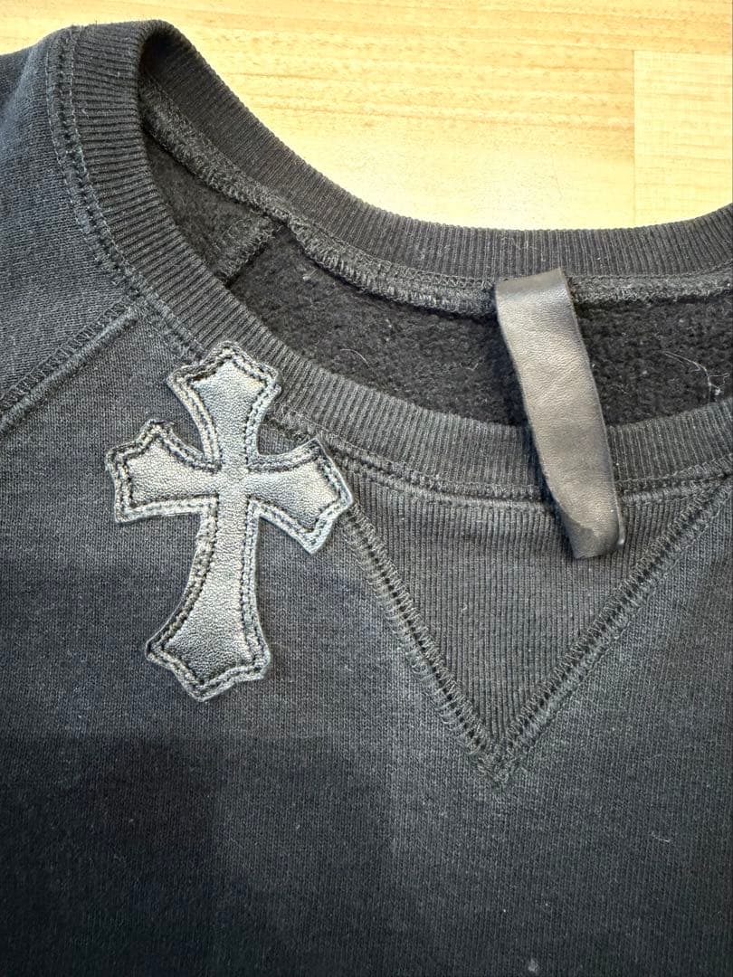 激レアCHROME HEARTSクロムハーツ クロスパッチ スウェットトレーナー