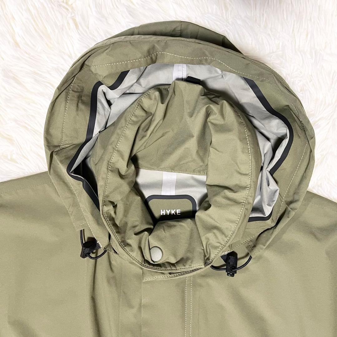 【美品】 HYKE ハイク PERTEX M65 オリーブ パーテックス コート