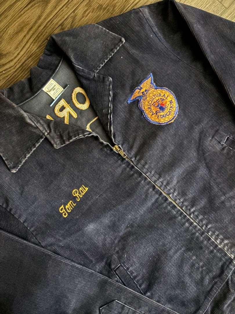 【希少サイズ】 80s ~ 濃紺　FFA ジャケット 　lot100-40程度