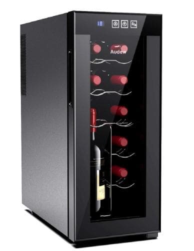 新品 12本収納 ワインセラー ペルチェ静音式　縦置き横置き対応 ショーケース