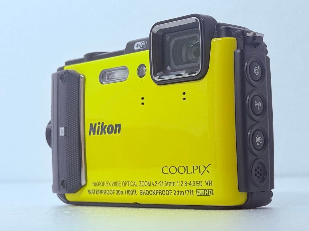 Nikon COOLPIX AW130 イエロー 防水デジカメ 動作確認済