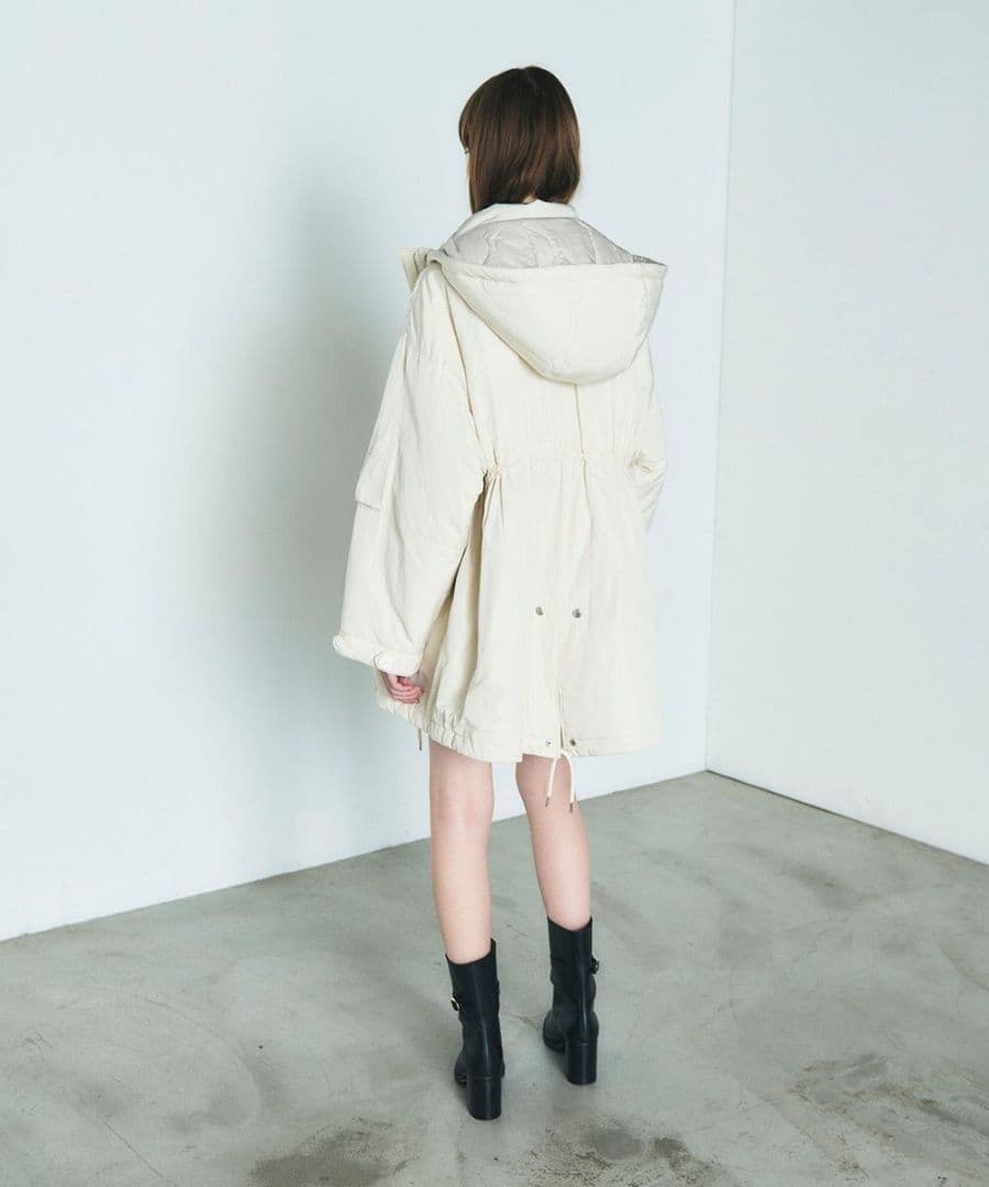 ボリュームハーフコート　グレース