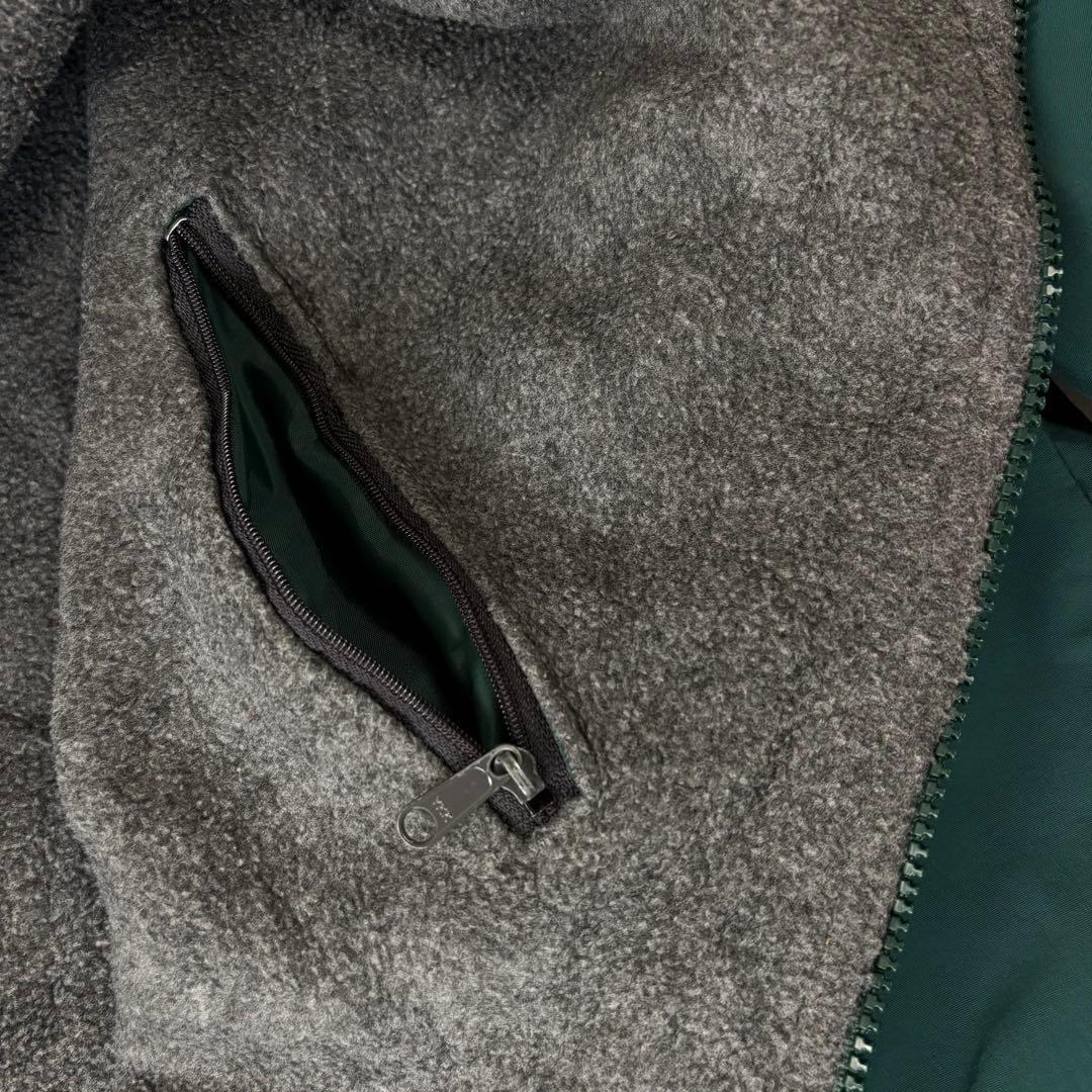 USA製　L.L.Bean　ウォームアップジャケット　Lサイズ　グリーン　古着